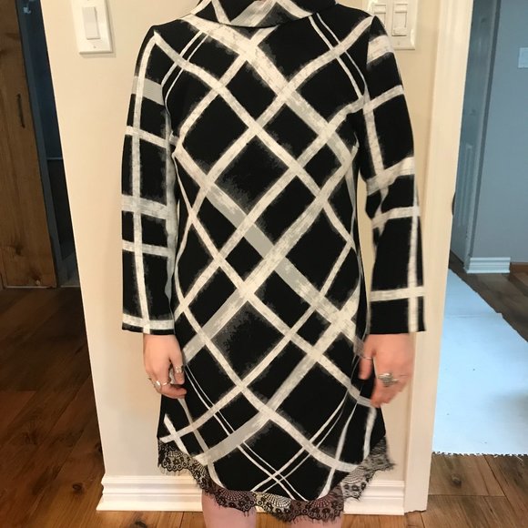 Women's 60's style knee-length shift dress - Picture 1 of 8